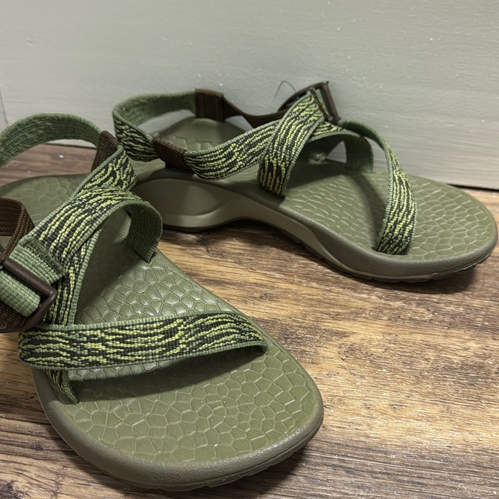 RARE green chacos - women